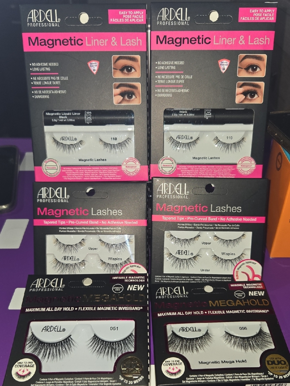 Ardell Magnetic Lashes & Liner Set Bundle— Black #12